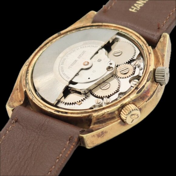 Vintage 40mm Baylor Alarm 17j Men\'s Automatic Wristwatch AS 5008 Swiss Retro main image 5